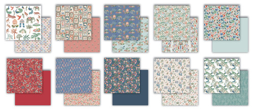 Craft Consortium Double-Sided Paper Pad 12"X12" 30/Pkg-Palace Garden, 20 Designs - 5A00285M-1GB6G