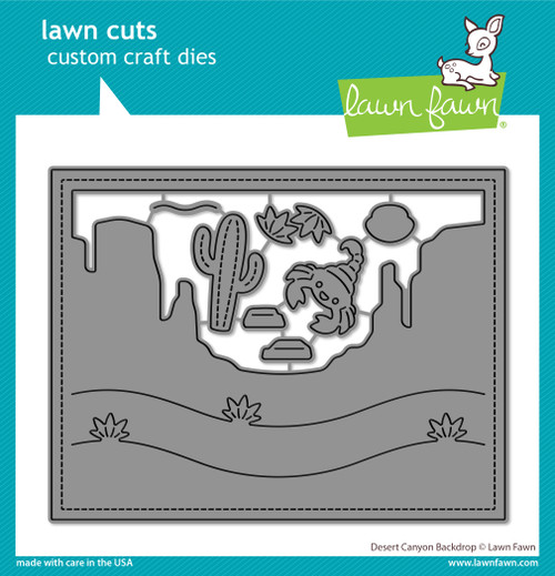 Lawn Cuts Custom Craft Die-Desert Canyon Backdrop 5A00286J-1GB7Z - 789554581981