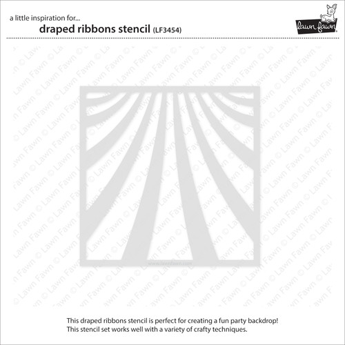 Lawn Clippings Stencils-Draped Ribbons 5A00287Z-1GB86