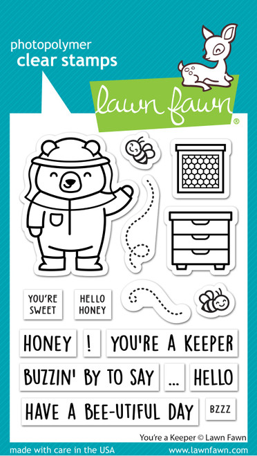 Lawn Fawn Clear Stamps 3"X4"-You're A Keeper 5A00286T-1GB88 - 789554579018