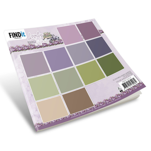 3 Pack Find It Trading Berries Beauties Paper Pack 8"X8" 12/Pkg-Solid Colors, Lovely Lilacs 5A0028P0-1GBR0 - 8718715139084