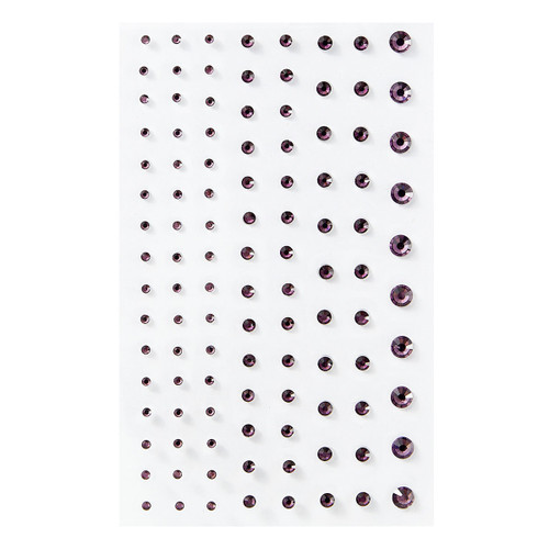3 Pack - Spellbinders Color Essentials Gems 108/Pkg-Orchid - 5A0028MH-1GBNW