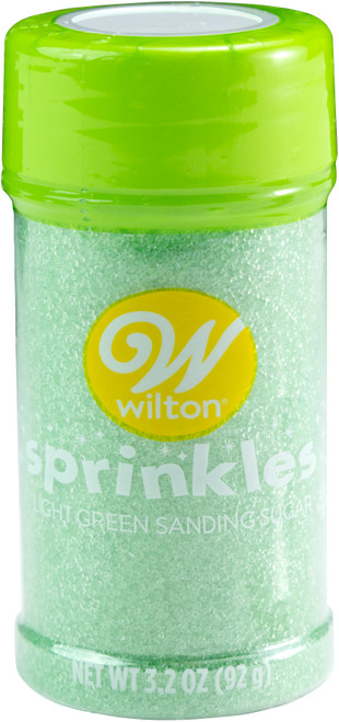 6 Pack Wilton Sugar Sprinkles 3.25oz-Light Green W1008787 - 070896140777