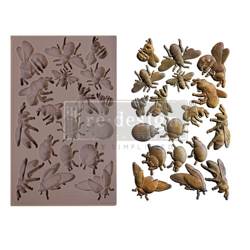 Prima Marketing Re-Design Mould 5"X8"X8mm-Pastels Artistry - MOULD-1GBBN - 655350669706