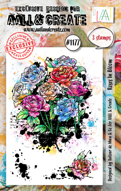 AALL And Create A7 Photopolymer Clear Stamp Set-Roses In Bloom 5A0027FJ-1G9RV - 5060979166744