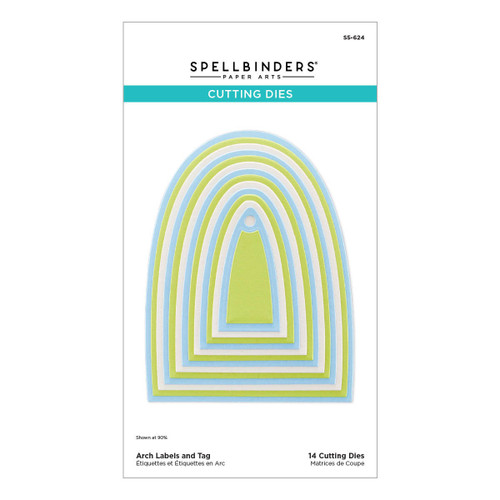 Spellbinders Etched Dies From The Sealed 3D Botanicals-Arch Labels And Tag - 5A0028MD-1GBP6 - 810146541301
