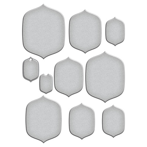 Spellbinders Etched Dies From The Sealed 3D Botanicals-Fresh Picked Labels And Tag - 5A0028M5-1GBP9