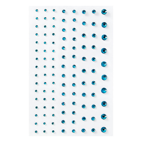Spellbinders Color Essentials Gems 108/Pkg-Capri Blue 5A0028MC-1GBPH