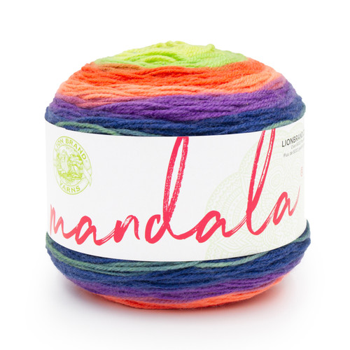 Lion Brand Mandala Yarn-Slimer 525-1GBQG - 023032137636