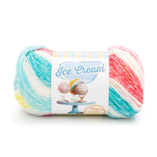 Lion Brand Ice Cream Yarn-Funfetti 923-1GBQW - 023032133874