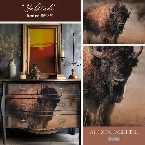 Prima Re-Design A1 Decoupage Fiber-Yakitude - 5A0028B3-1GBBQ