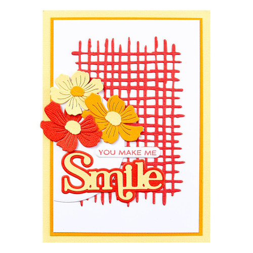 Spellbinders Clear Stamps And Die Set By Lisa Horton-You Make Me Smile 5A0028LC-1GBN2