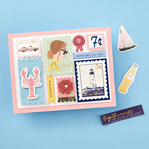 Spellbinders Etched Dies-Postage Numbers - 5A0028LH-1GBN7