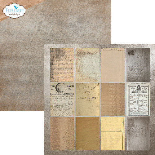 Elizabeth Crafts Double-Sided Cardstock Pack 12"X12"-Coffee Dyed - 5A0028QD-1GBS2
