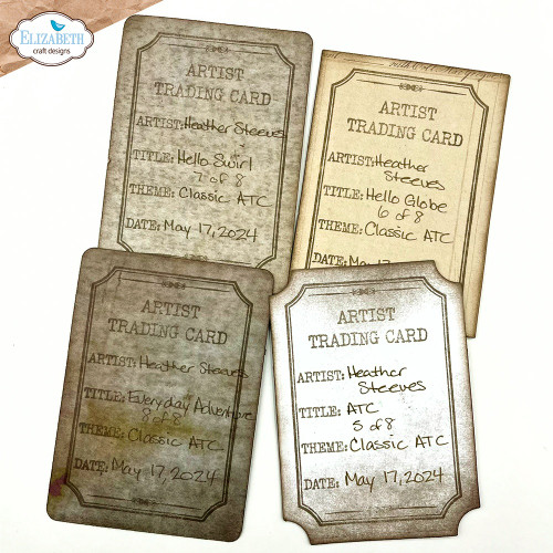 Elizabeth Craft Clear Stamps-Classic ATC - 5A0028QT-1GBSK
