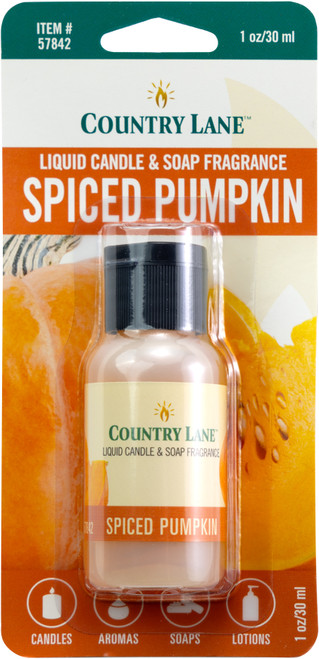 Country Lane Candle Fragrance 1oz-Spiced Pumpkin - 5A0026YP-1G9F8 - 622019578426