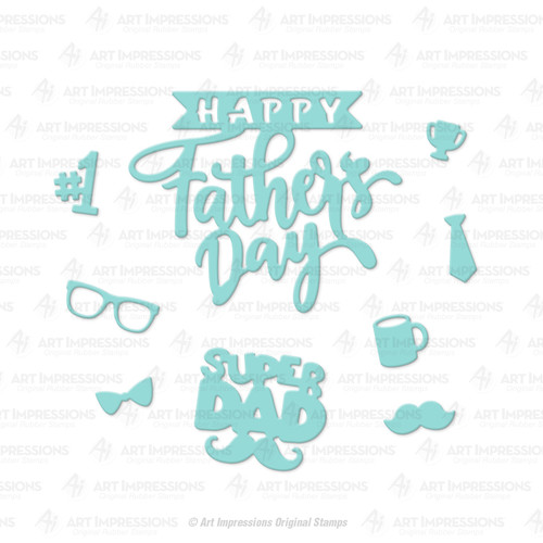 Art Impressions Dies-Father's Day 5A00298B-1GCLW