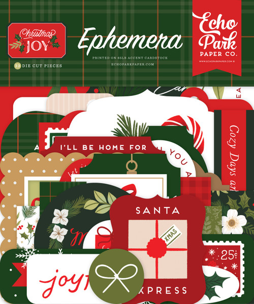 Echo Park Ephemera-Icons, Christmas Joy - 5A0028Z1-1GC3T - 732388389827