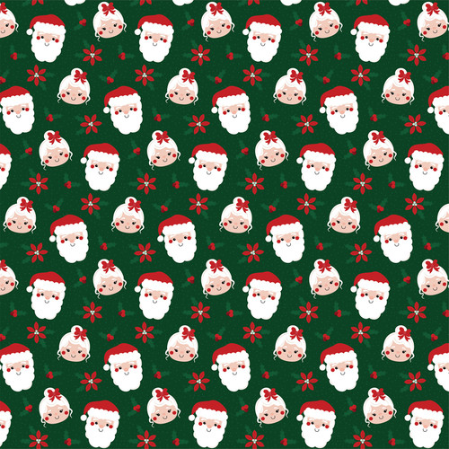 25 Pack Baking Spirits Bright Double-Sided Cardstock 12"X12"-Mr. And Mrs. Claus 5A0028ZC-1GC4D