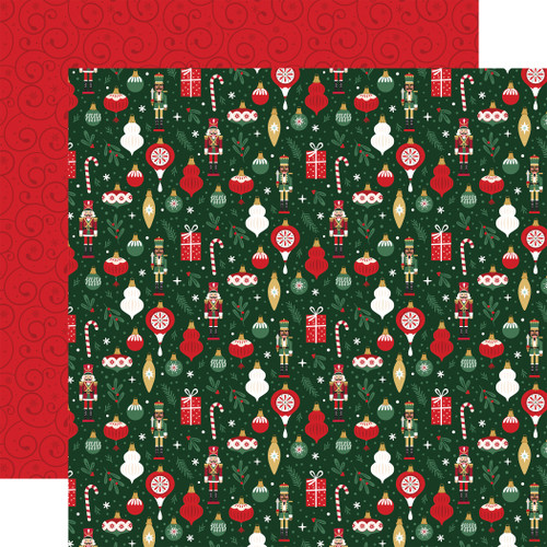 25 Pack Nutcracker Christmas Double-Sided Cardstock 12"X12"-Tree Essentials 5A0028Y9-1GC40 - 732388375028