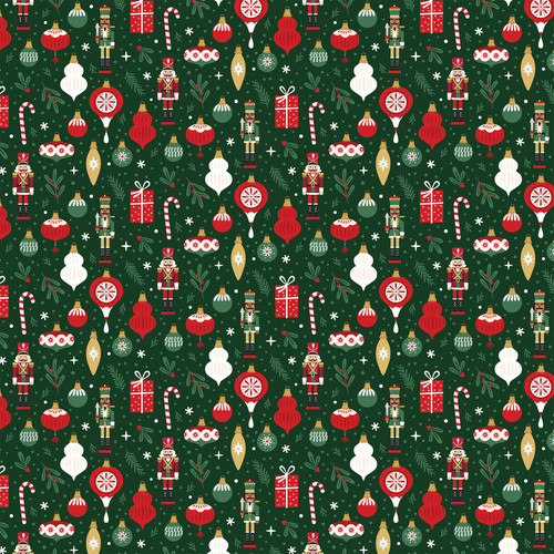 25 Pack Nutcracker Christmas Double-Sided Cardstock 12"X12"-Tree Essentials 5A0028Y9-1GC40