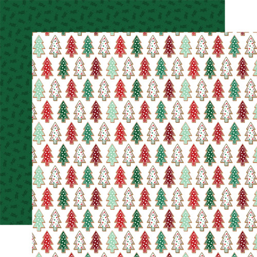 25 Pack Baking Spirits Bright Double-Sided Cardstock 12"X12"-Christmas Tree Cookies 5A0028ZC-1GC60 - 732388385720