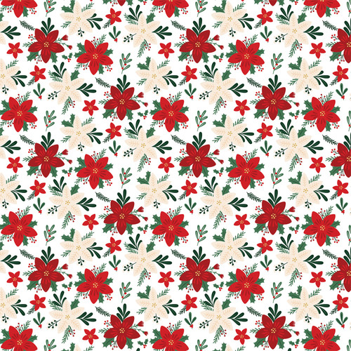 25 Pack Nutcracker Christmas Double-Sided Cardstock 12"X12"-Merry Floral 5A0028Y9-1GC4F