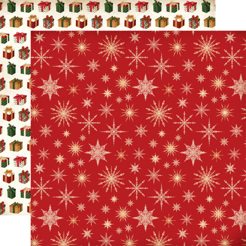 25 Pack A Vintage Christmas Double-Sided Cardstock 12"X12"-Twinkling Lights 5A0028TJ-1GC12 - 732388406722
