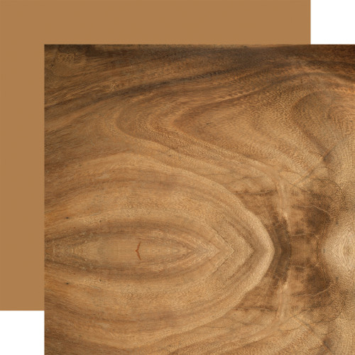 25 Pack Warm Wood Grain Double-Sided Cardstock 12"X12"-Knotted Wood Grain 5A0028YX-1GC67 - 732388393923