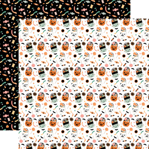 25 Pack Spooktacular Halloween Double-Sided Cardstock 12"X12"-Trick Or Treat 5A0028SN-1GBTR - 732388375523