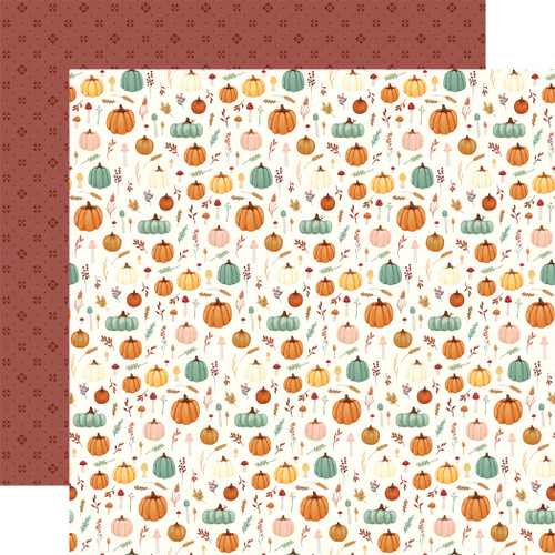 25 Pack Harvest Double-Sided Cardstock 12"X12"-Autumn Picks 5A0028XD-1GBXC - 732388381425