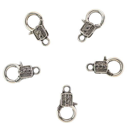 3 Pack - CousinDIY Jewelry Basics Medium Deco Lobster 5/Pkg-Silver - 34719172