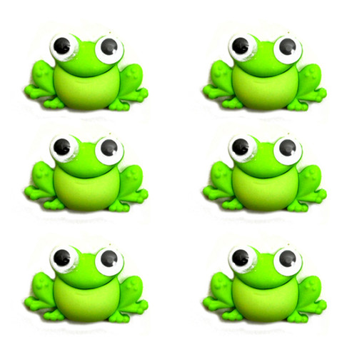 6 Pack - Dress It Up Embellishments-Frog Singles - DIUBTN-1G5KY 6 Pack - Dress It Up Embellishments-Frog Singles - DIUBTN-1G5KY