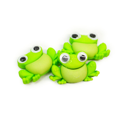 6 Pack - Dress It Up Embellishments-Frog Singles - DIUBTN-1G5KY 6 Pack - Dress It Up Embellishments-Frog Singles - DIUBTN-1G5KY