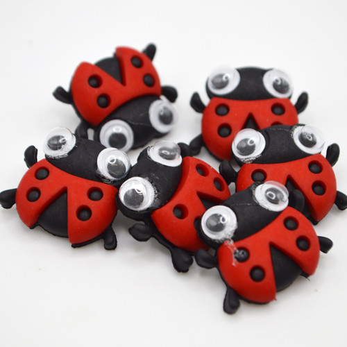 Dress It Up Embellishments-Ladybug Singles - DIUBTN-1G5LC Dress It Up Embellishments-Ladybug Singles - DIUBTN-1G5LC