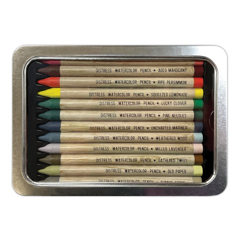 Tim Holtz Distress Watercolor Pencil 12/Pkg-Set 5 TDH83597