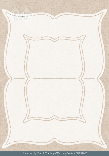 Find It Trading Card Deco Essentials Stencil-Label, Rose Decorations - 5A0029YC-1GDD4 - 8718715140035