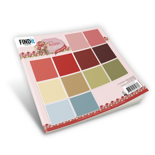 Find It Trading Yvonne Creations Paper Pack 8"X8" 12/Pkg-Solid Colors, Rose Decorations 5A0029YH-1GDD8 - 8718715139336