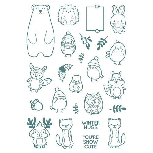 Tonic Studios Stamp Set-A Very Festive Fayre - Elements - 5A00227N-1G4W5