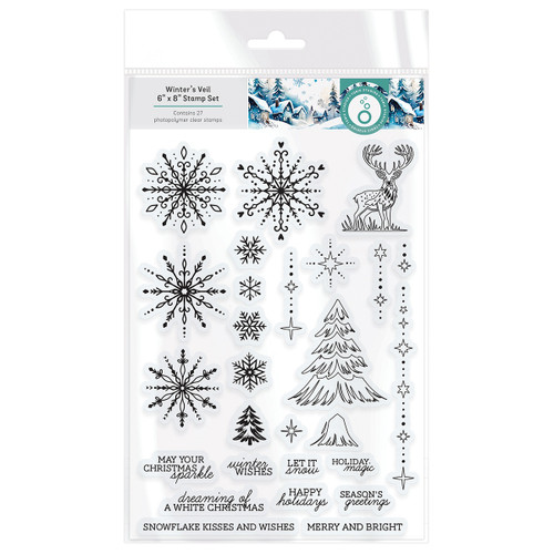 Tonic Studios Stamp Set-Winter's Veil 5A00227P-1G4W6 - 841079155716