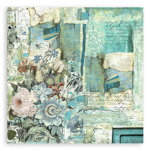 Stamperia Polyester Fabric 12"X12" 4/Pkg-Wonderland - 5A0027HG-1G9TK Stamperia Polyester Fabric 12"X12" 4/Pkg-Wonderland - 5A0027HG-1G9TK