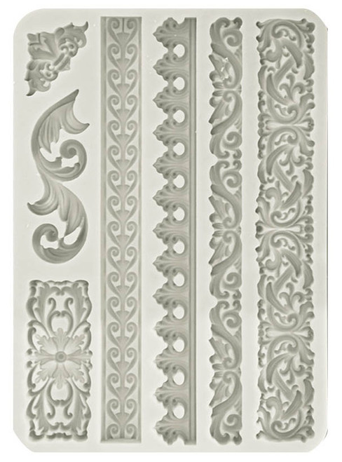 Stamperia Silicone Mold A5-Greek Borders - 5A0027N1-1G9ZV - 5993110032366 Stamperia Silicone Mold A5-Greek Borders - 5A0027N1-1G9ZV - 5993110032366