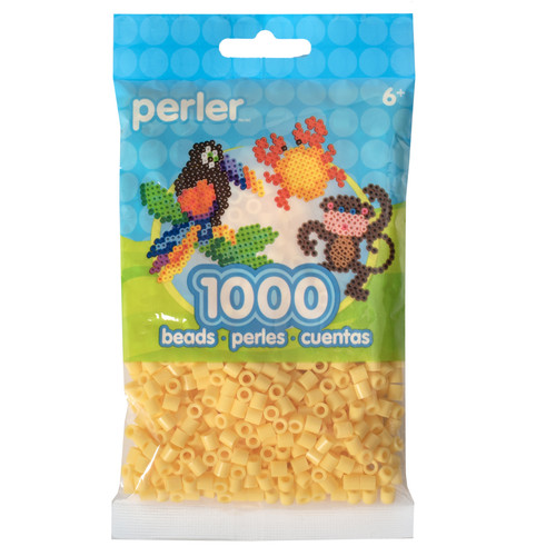 3 Pack Perler Beads 1,000/Pkg-Rich Butter PBB80-19-1GBTP - 048533152742