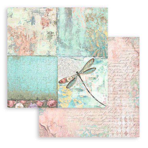 3 Pack - Stamperia Double-Sided Paper Pad 8"X8" 10/Pkg-Wonderland, 10 Designs/1 Each - 5A0027GT-1G9SY