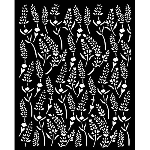 3 Pack - Stamperia Stencil 7.87"X9.84"-Lavender Pattern - 5A0027H5-1G9TX