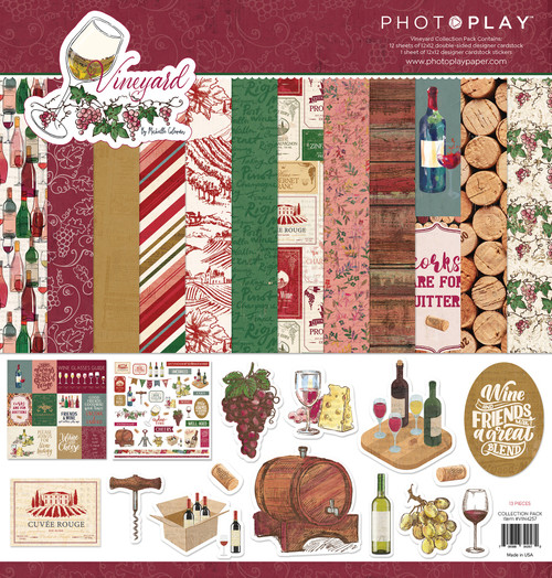 PhotoPlay Collection Pack 12"X12"-Vineyard VIN4257 - 709388342572