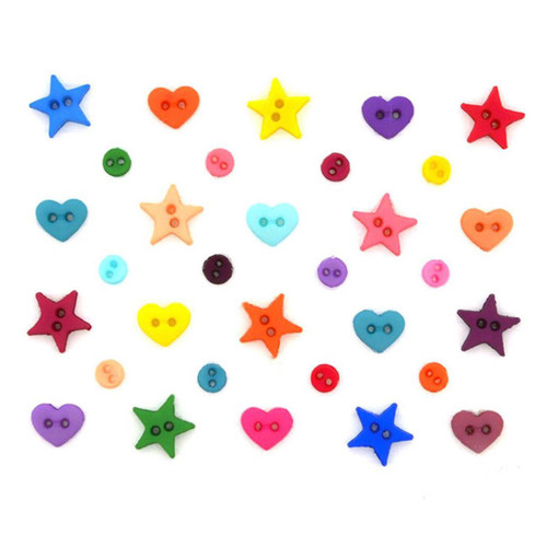 Dress It Up Embellishments-Micro Mini Multi Mix - DIUBTN-1G5LK Dress It Up Embellishments-Micro Mini Multi Mix - DIUBTN-1G5LK