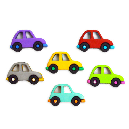 6 Pack - Dress It Up Embellishments-Honk/Beep/Vroom - DIUBTN-1G5LL