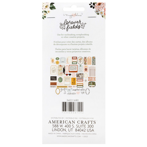 3 Pack - Maggie Holmes Forever Fields Ephemera-Journaling - 5A002631-1G8VV 3 Pack - Maggie Holmes Forever Fields Ephemera-Journaling - 5A002631-1G8VV