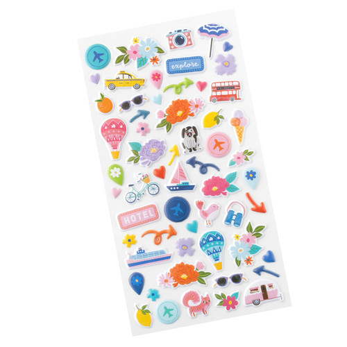 Paige Evans Adventurous Puffy Stickers-Icons - 5A003FXH-G18T0 Paige Evans Adventurous Puffy Stickers-Icons - 5A003FXH-G18T0